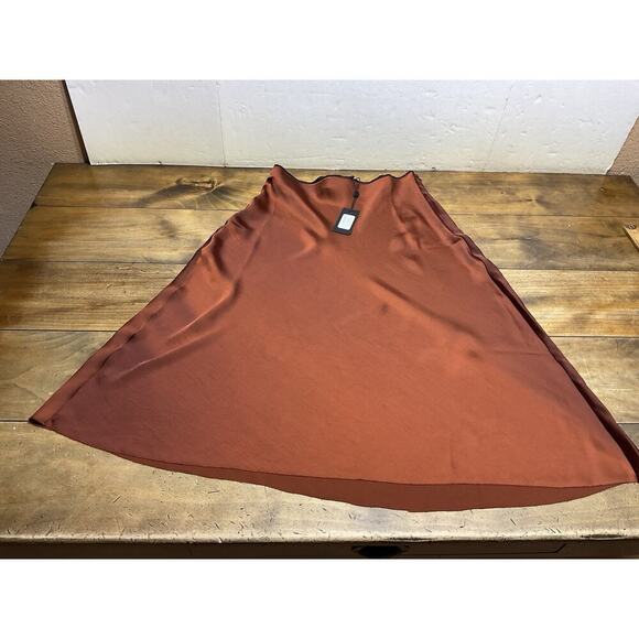 rag & bone Dresses & Skirts - NWT Rag & Bone Jaci Satin Skirt Color Mahogany Size 8